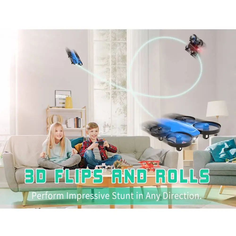 Миниатюрный Дрон SNAPTAIN SPC50MQ переносной круглый Летающий 3d дрон с видом от первого
