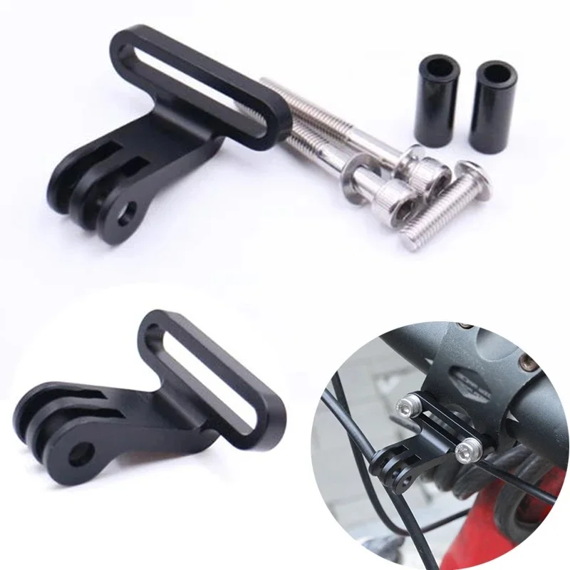 

1set Bicycle Camera Holder Bike Stem Sports Camera Widen Holder Mount For Gopr0 Base Aluminum Alloy Cycling Potable Bracket Tool