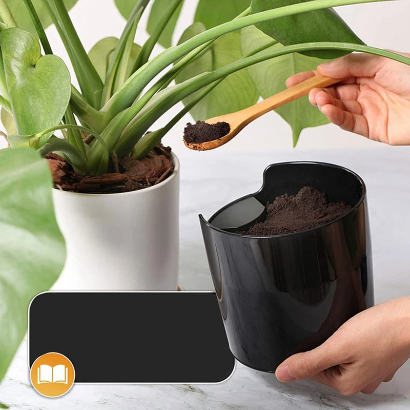 

Coffee Powder Residue Box Black Deep Bowl & 3 Angle Coffee Tamper 51mm 304 Stainless Steel Flat Coffee Tampers Tool