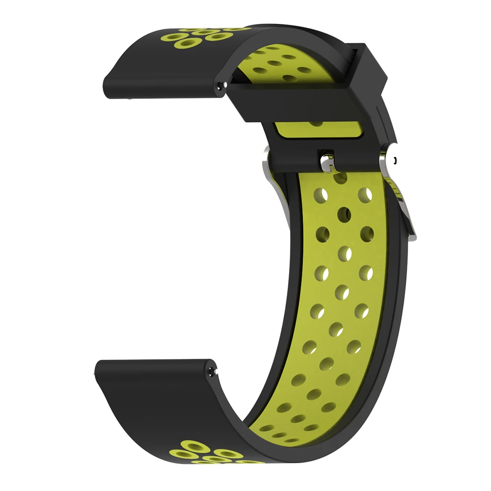 Новый 22 мм ремешок для умных часов с круглым отверстием вентиляция спортивный