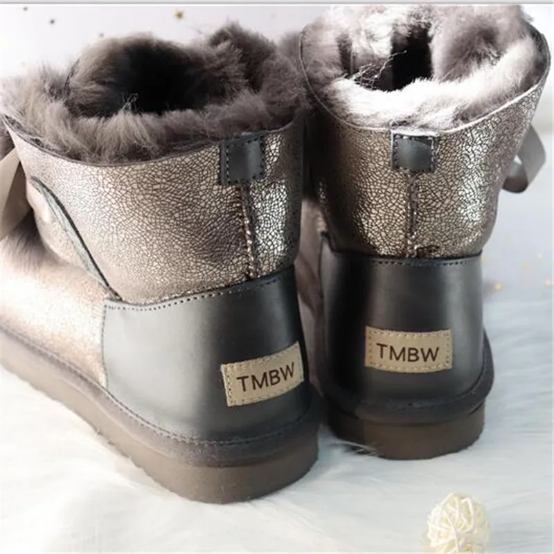 Женские нескользящие сапоги из натуральной овечьей кожи с шерстью | Обувь