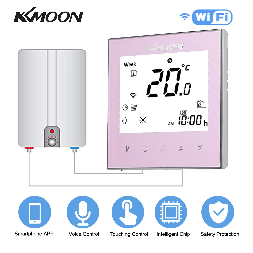 Цифровой нагревательный термостат для котлов с Wi-Fi и голосовым управлением |