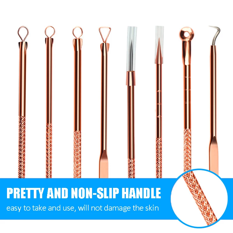 4 шт. Комедон для удаления черных точек прыщей уход за кожей женщин лечение акне