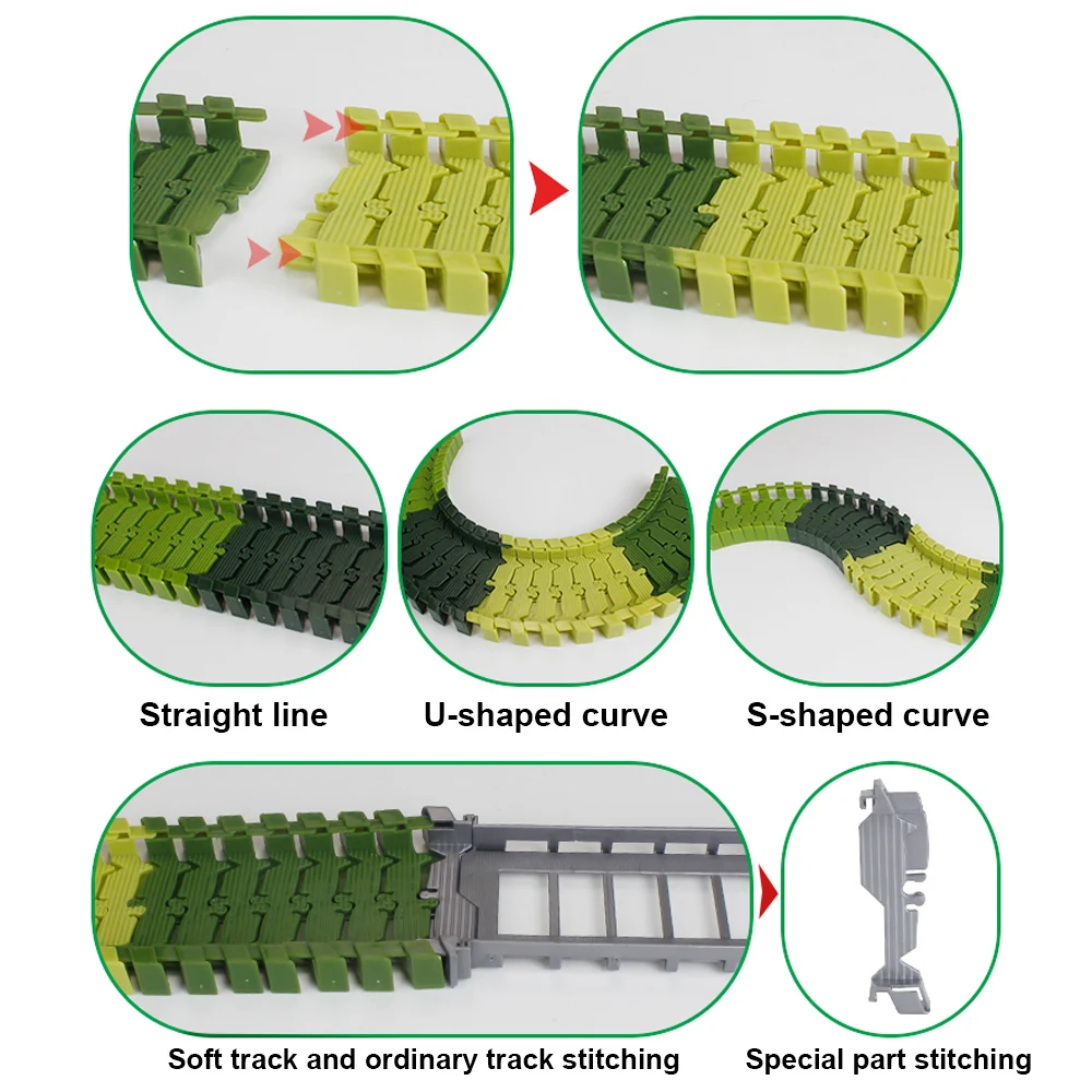 Набор волшебных гоночных треков для самостоятельной сборки гибкий рельсовый