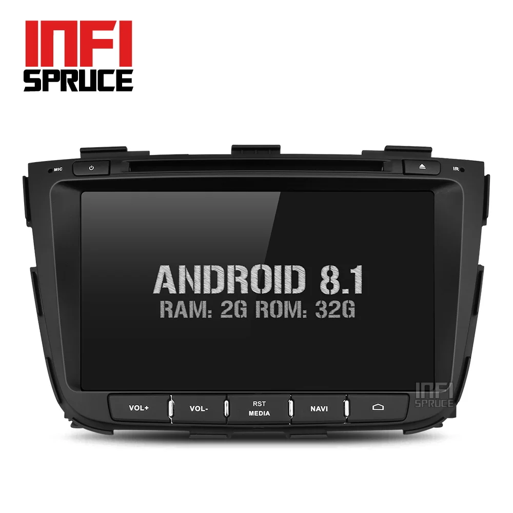 Автомагнитола Infispruce ZSLT8071 2 Гб + 32 ГБ android 8 1 для kia sorento 2013 2014 gps-навигация с
