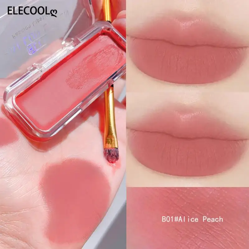 

Матовая губная помада ELECOOL Mousse для губ, грязевая косметика, профессиональный макияж, полностью портативная водостойкая губная помада, макия...