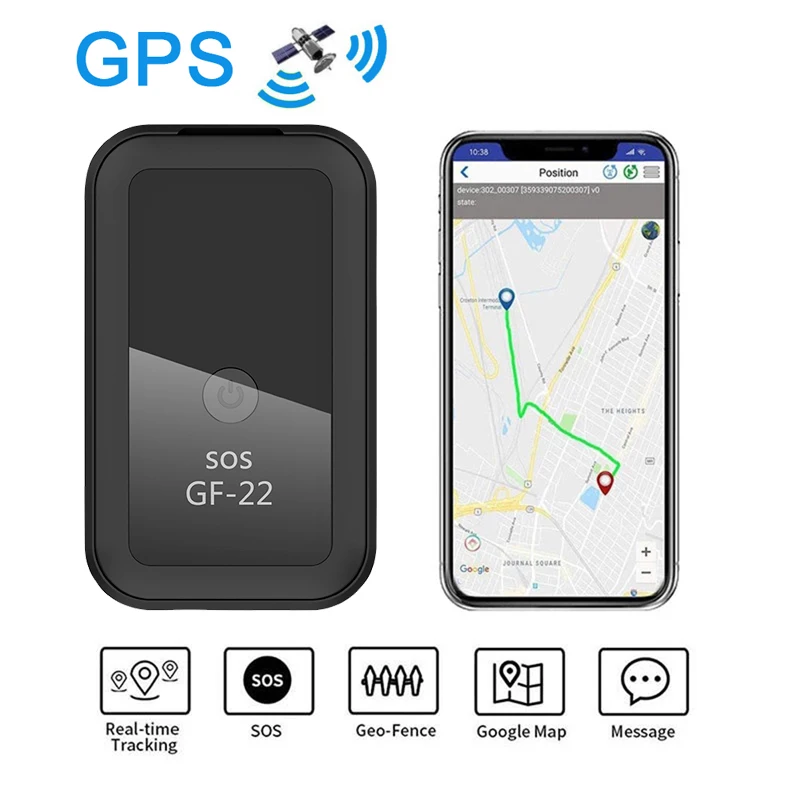 

GF-22 Mini GPS Tracker WiFi Anti-Lost Anti-Theft Realtime Location Tracking Device For Kids Elderly Car Truck Bike Key Finder
