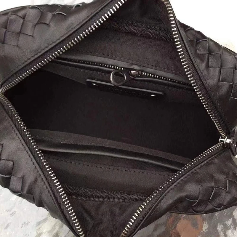 Новый высококачественный роскошный мужской клатч из воловьей кожи тканый