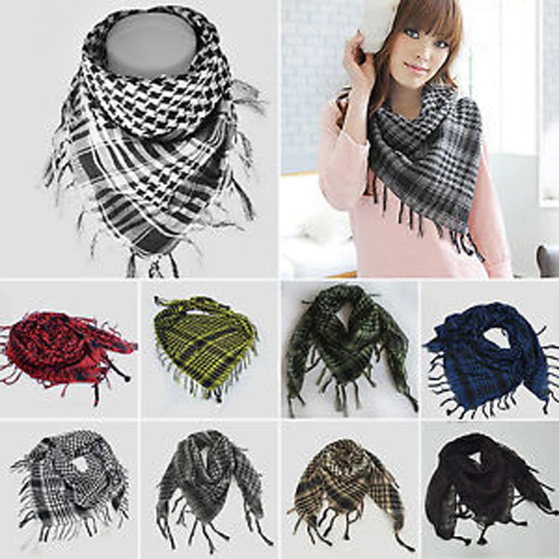 

2020 New Fashion Scarves Fashion Women Men Unisex Arab Shemagh Keffiyeh Scarf Palestine Shawl Wrap Scarves /BY