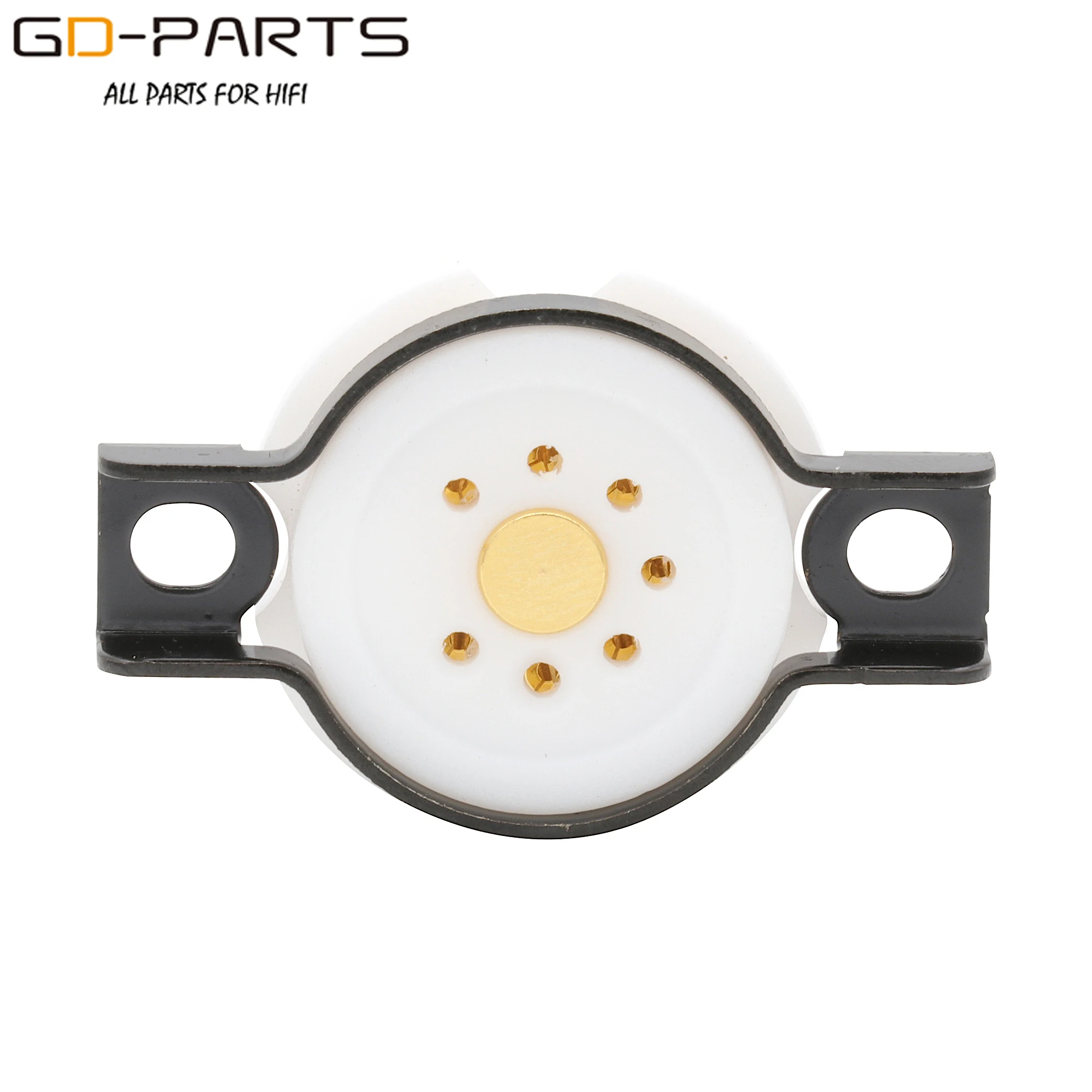 Новый 7pin PTFE вакуумная трубка гнездо клапана для 6Z4 6X4 EF95 EF91 6AU6 золотистые медные