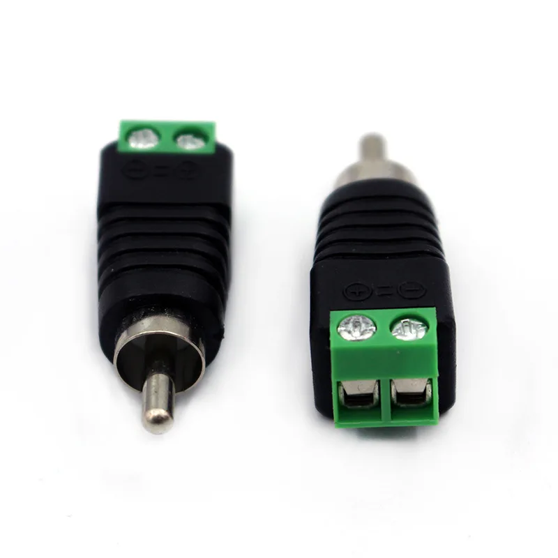 OULLX 10 шт./лот RCA зеленый женский мужской аудио и видео паяльная вилка
