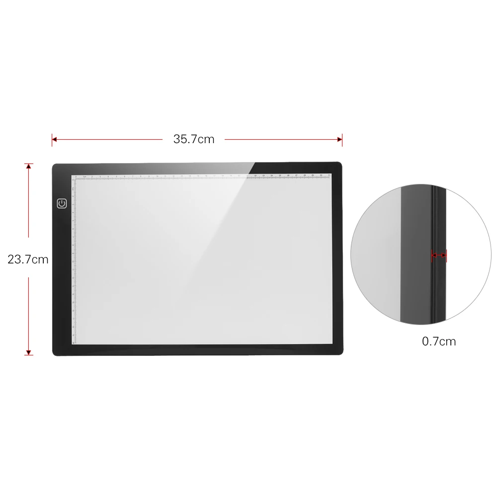 Портативный магнитный лайтбокс A3/ A4 панель со светодиодсветодиодный