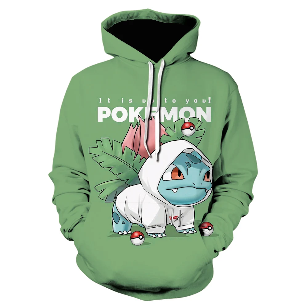 

2021Hot Pokemon Men's New Brand Hoodie Luminous Jersey Hoodie Sweatshirt Casual Anime Hoodie Men Streetwear Pullover Cosplay Coa