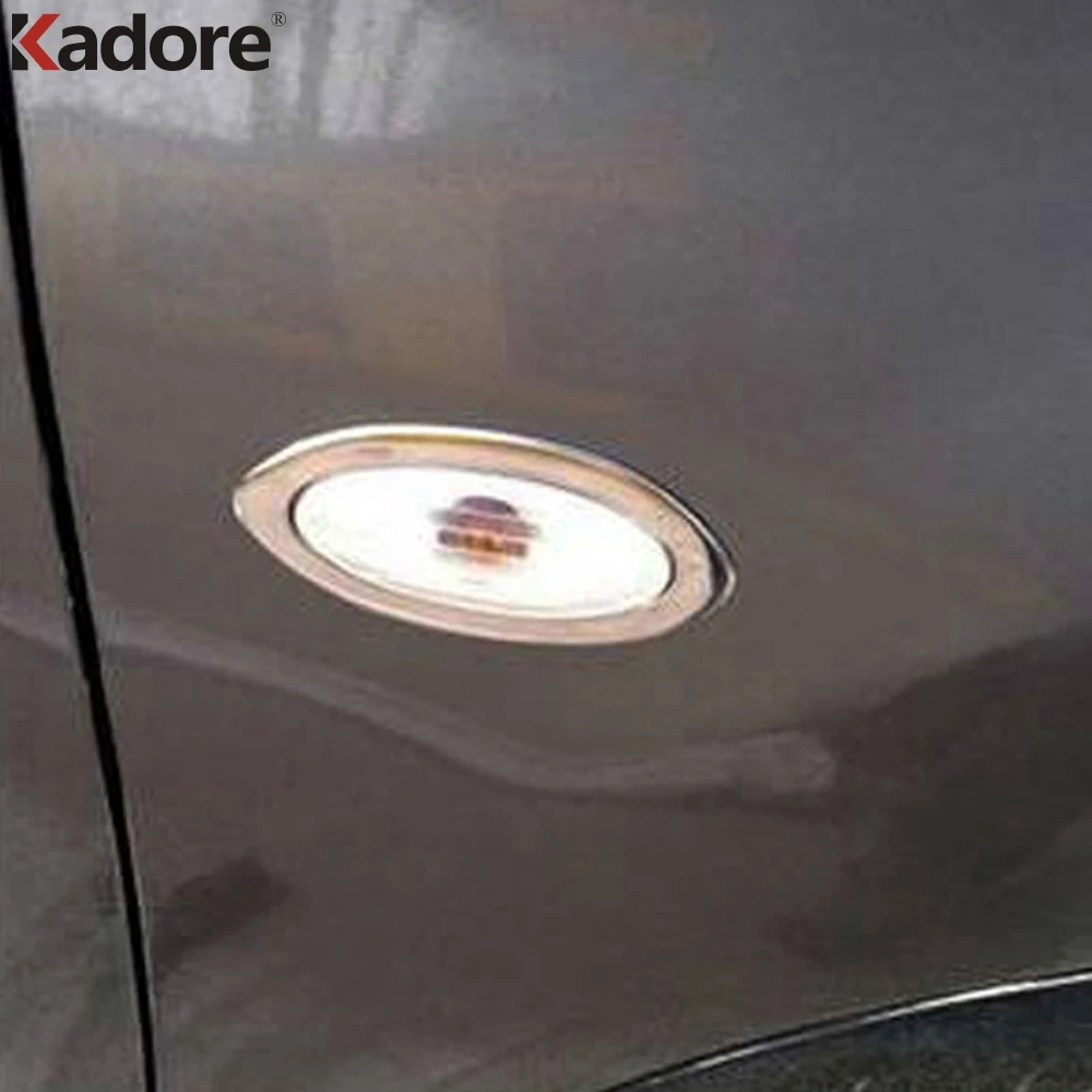 Для Nissan Qashqai Dualis 2007 2008 2009 2010 2011 2012 2013 нержавеющая сталь боковой поворотный свет