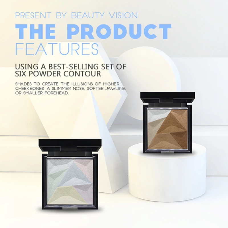 STARWAY 6 шт. контурная пудра модификация лица высокоглянцевый консилер для макияжа