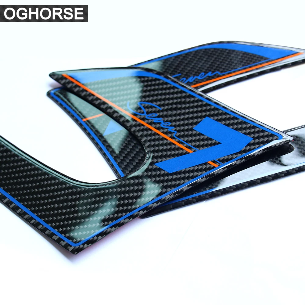 2 шт. из натурального углеродного волокна для автомобиля боковое крыло Накладка