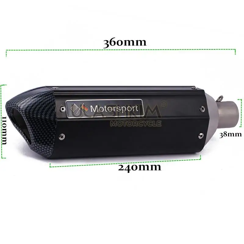 Скутер мотоцикл выхлопной маффер с дБ убийца для ya maha SR 125 SR125|exhaust muffer|motorcycle