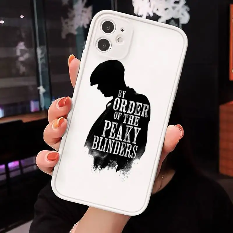 

Peaky Blinders Thomas Shelby Phone Cases matte transparent For iphone 7 8 11 12 plus mini x xs xr pro max cover