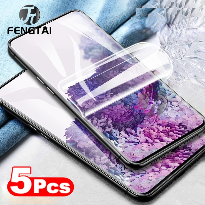 

5Pcs Full Cover Hydrogel Film For Samsung Galaxy A50 A70 A51 A71 A30 A20 A10 Screen Protector For Samsung A52 A72 A20E Not Glass