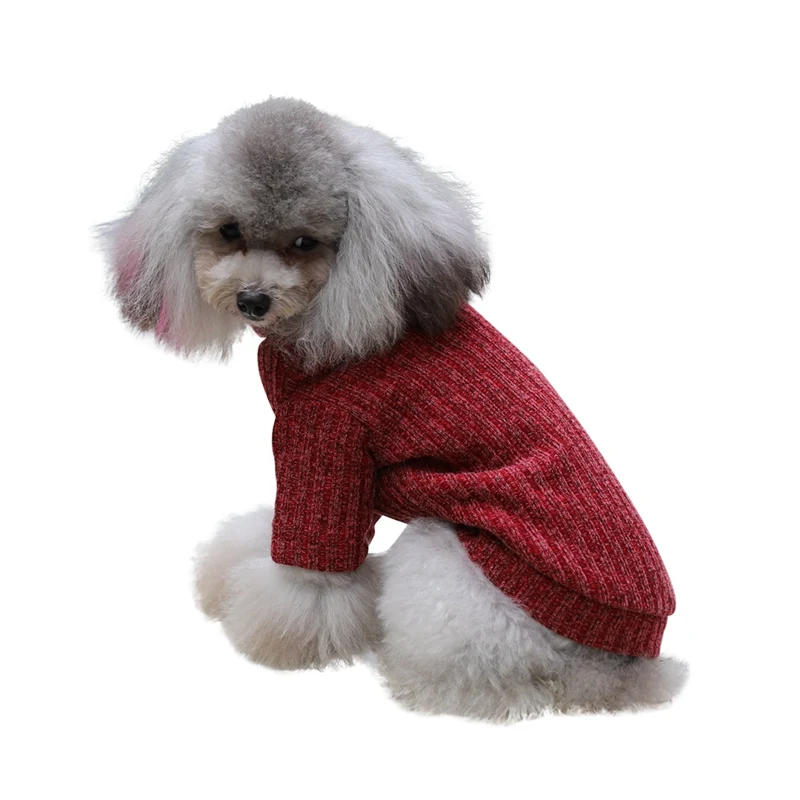Pet Dog Трикотажный костюм для кошки свитер Собаки Одежда маленькой собаки щенок