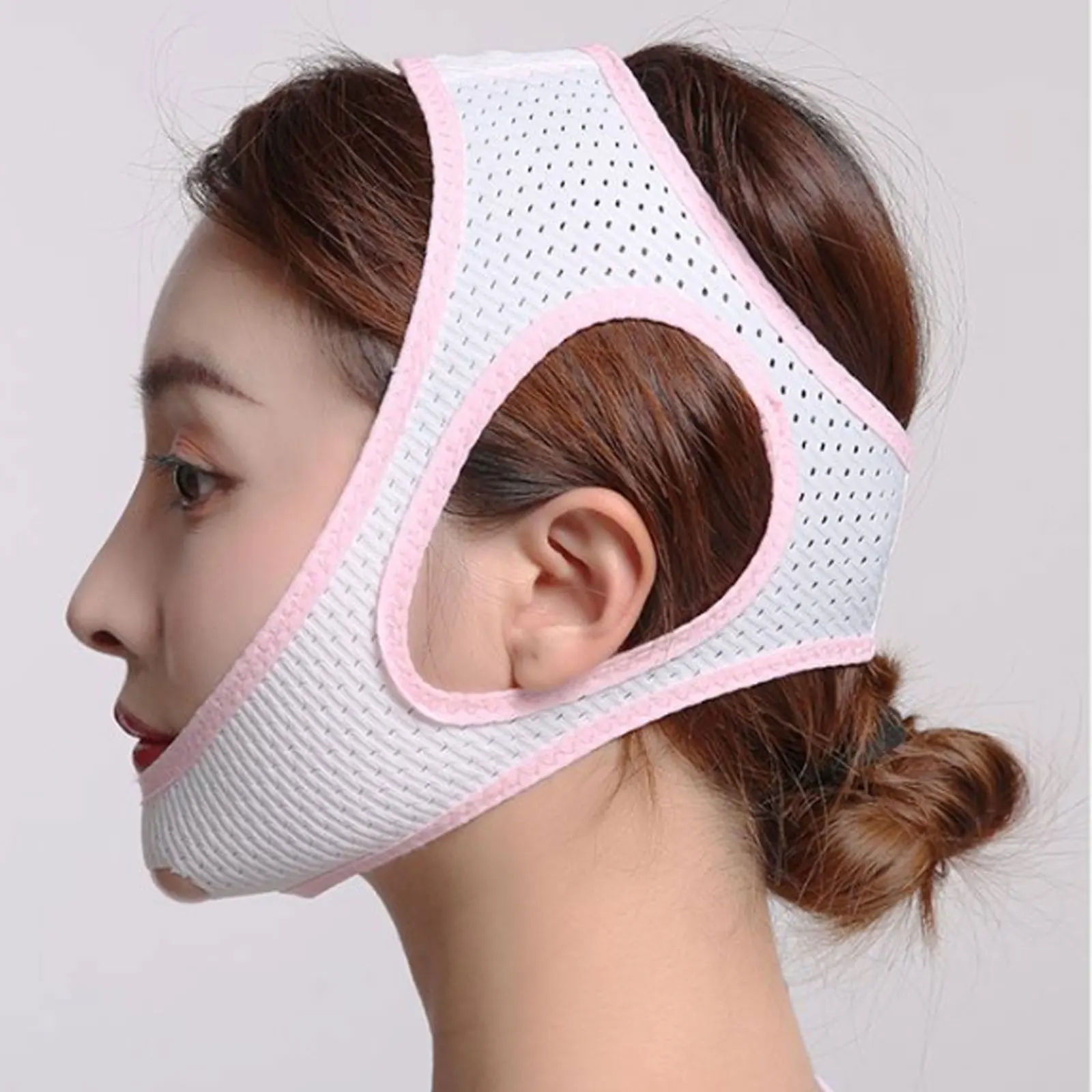 

Anti Snoring Chin Strap Best Stop Snoring Device, Adjustable Snore Reduction Belt Sleep Aids Chin Strips Belt for Unisex