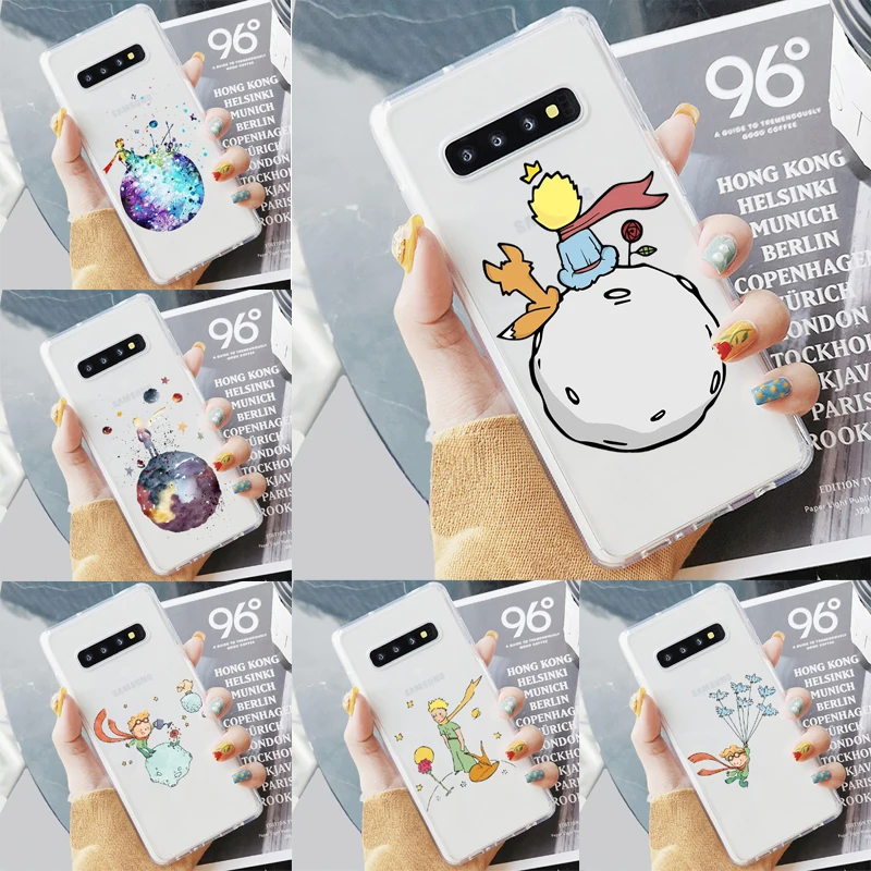 Мягкий силиконовый прозрачный чехол для телефона из ТПУ с принтом Little Prince Samsung S6 S7