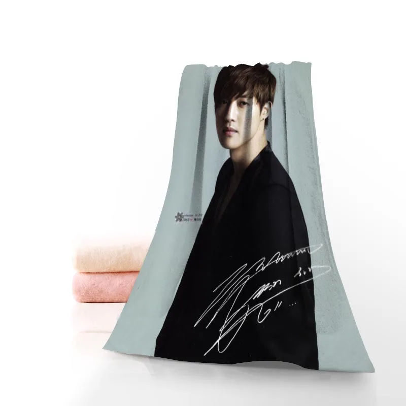 

Custom Kim Hyun Joong Towel Microfiber Fabric Face Towel/Bath Towel New Arrival Size 35x75,70x140 Towels Bathroom For Adult 0603