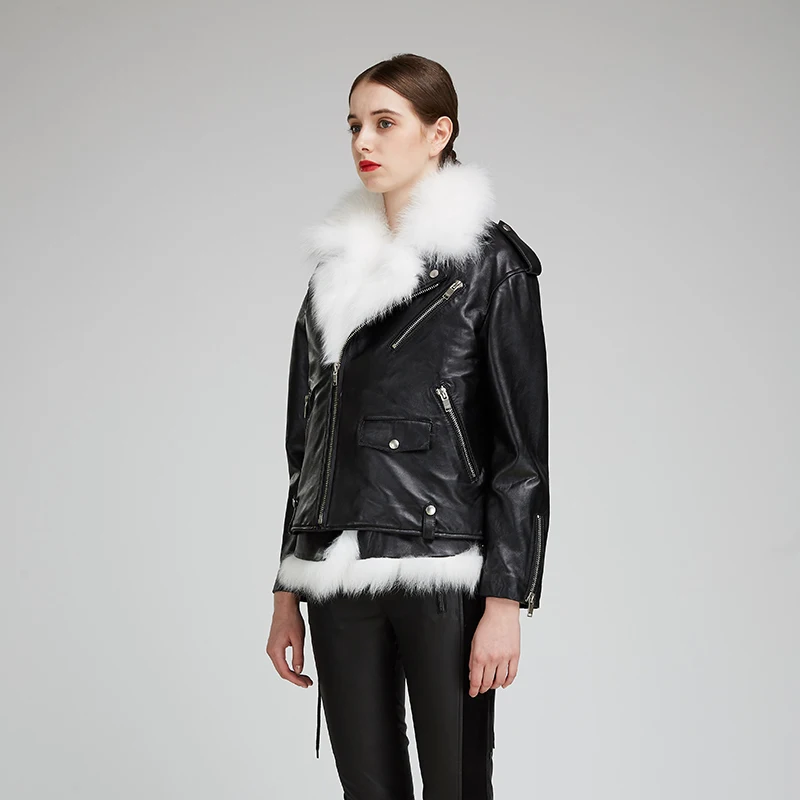 Комплект качественной зимней двухкомпонентной превосходной натуральной овчины