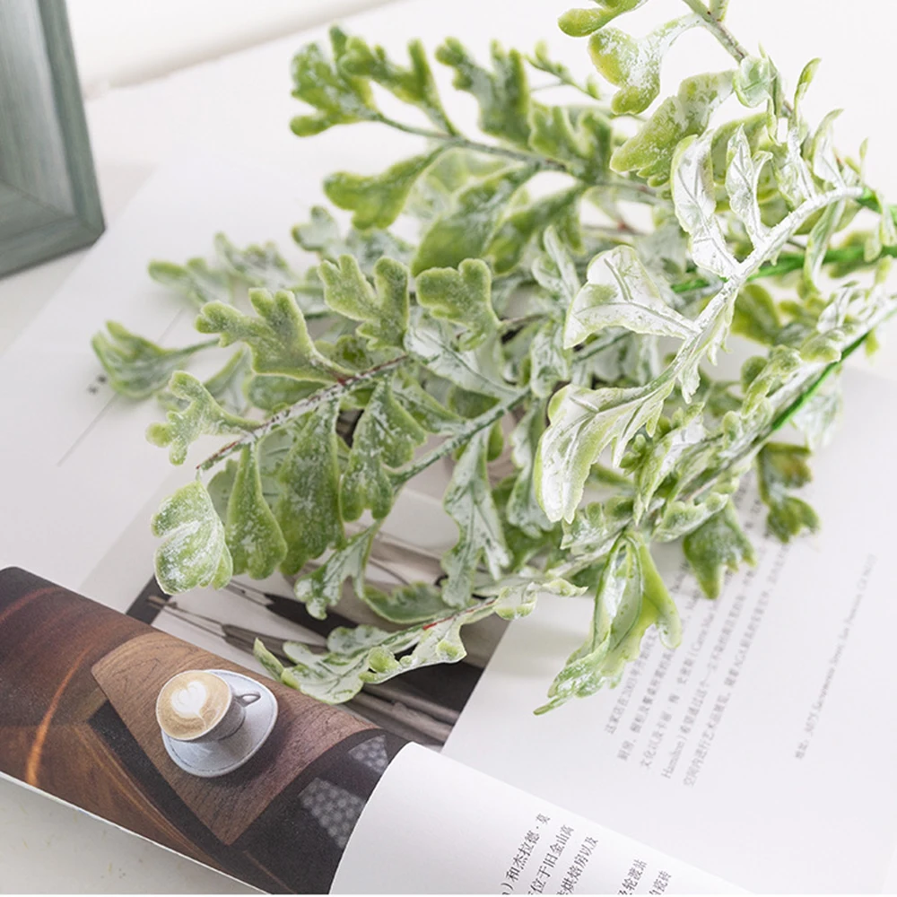 38 см Искусственный цветок Снег листья лотоса высококачественный поддельный