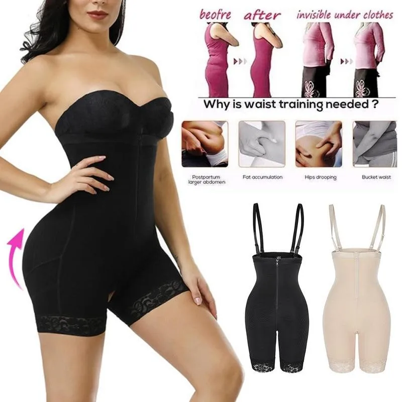 Слитный корсет для женщин открытый бюст ягодицы подтяжка талии тренировочное