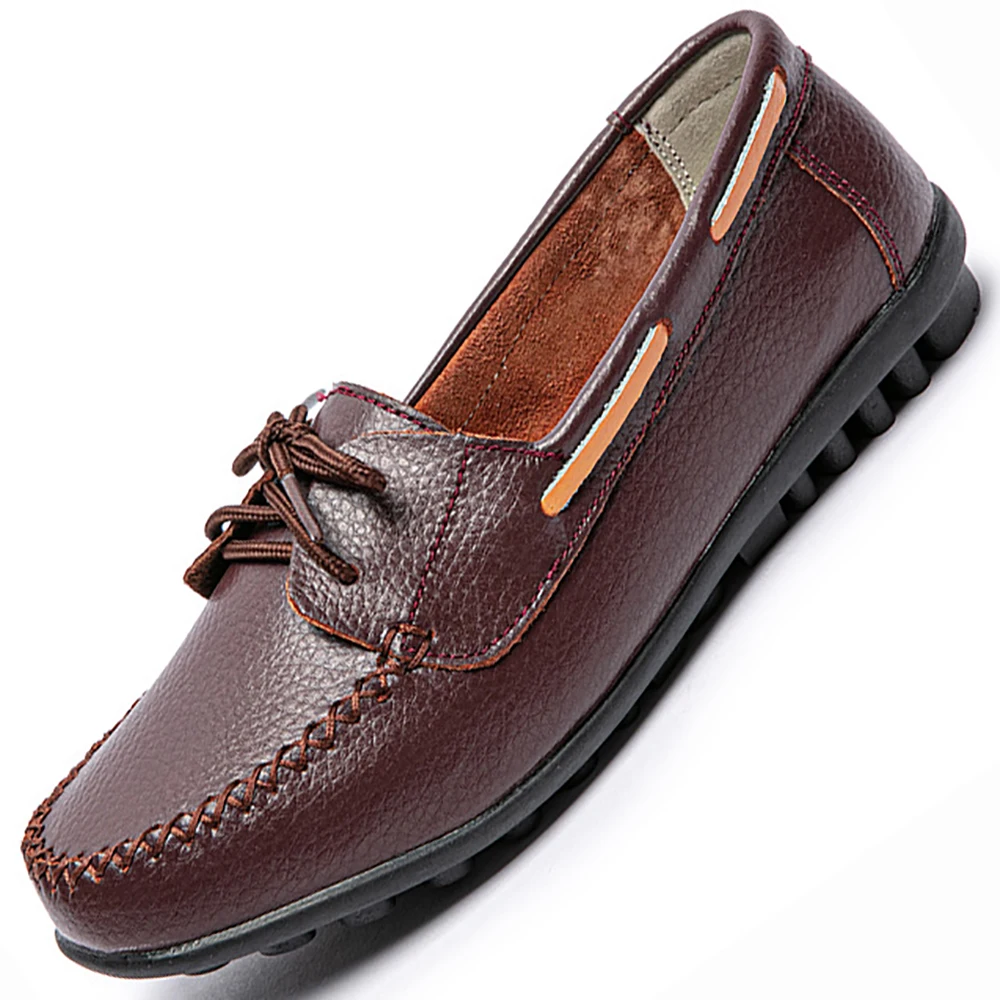 

Женские лоферы из натуральной воловьей кожи, на плоской подошве