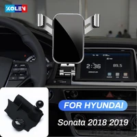 car mobile phone holder for hyundai sonata 2018 2019 air vent outlet clip special mount gps navigation bracket gravity stand