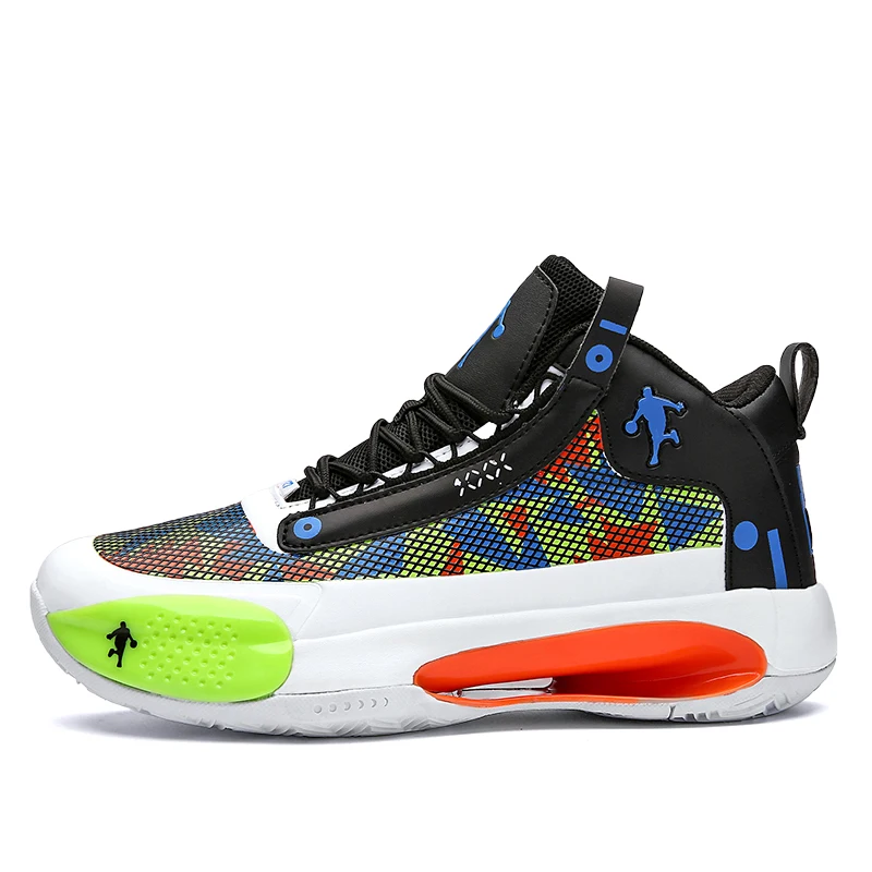 

New hot-selling high-end men's basketball shoes youth campus running casual shoes trendy fashion outdoor personality sports shoe