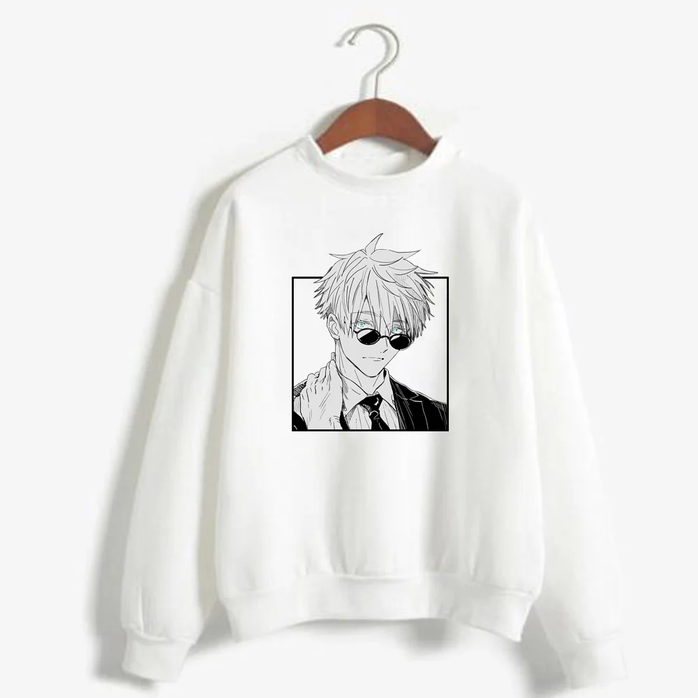 

Свободный свитшот с принтом juютсу Kaisen, рубашка унисекс, Топ Gojo Satoru