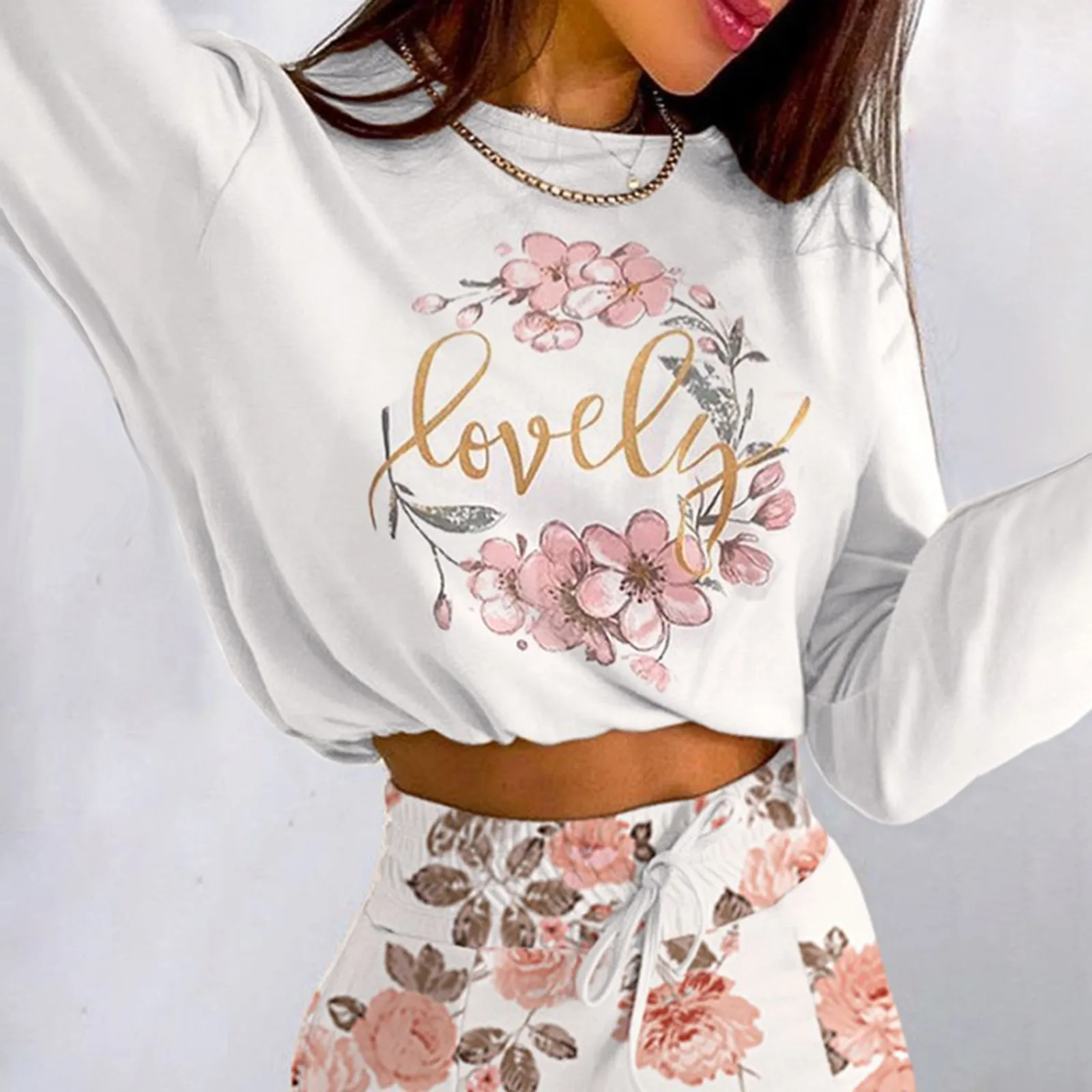 Женский элегантный костюм из двух предметов облегающее платье с длинным рукавом