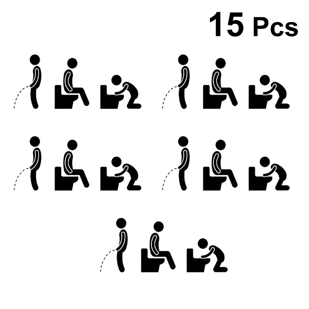 5 шт. забавные наклейки для туалета DIY украшения дома съемные самоклеящиеся