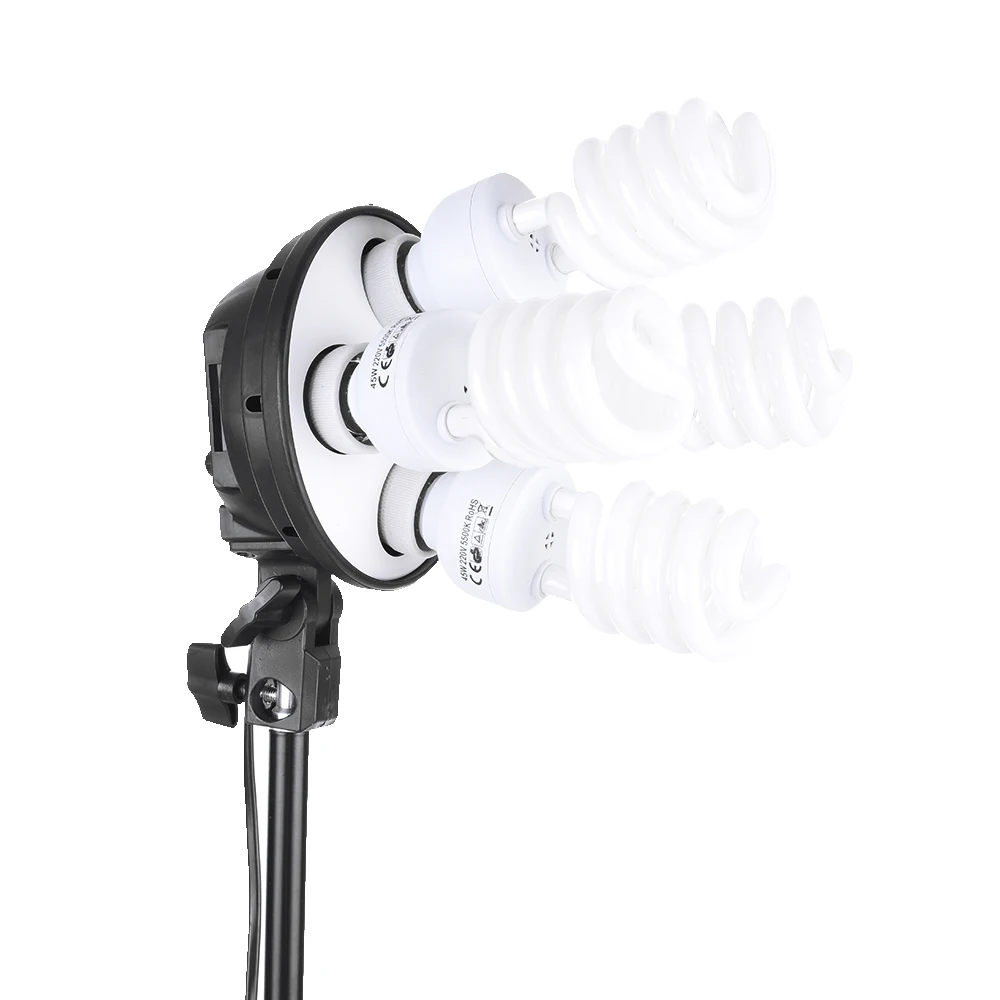 CZ сток видео фотостудия Photogrpahy светильник ing комплект с 2 * Softbox/2*4in1 цоколь/8*45W