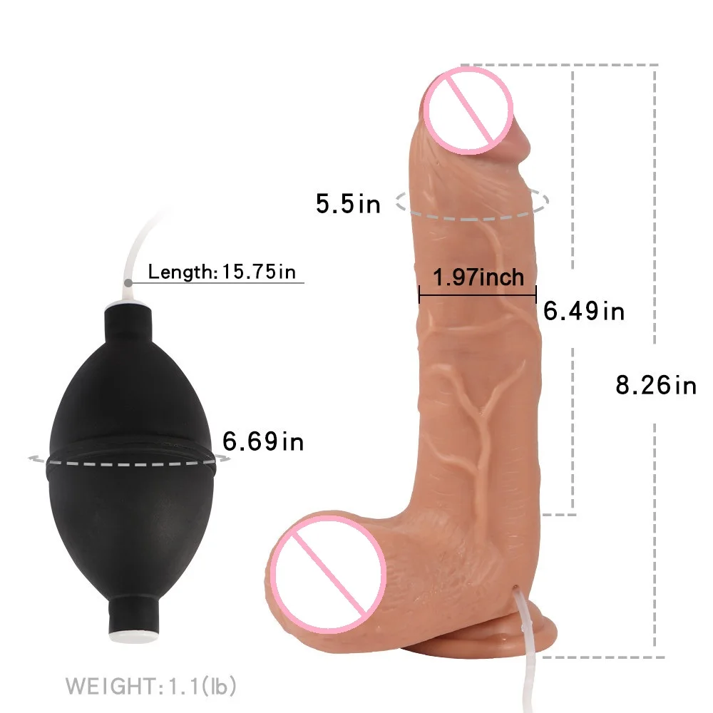 21 см фаллоимитатор с длинным эякулятором женские новые Интимные Игрушки для геев