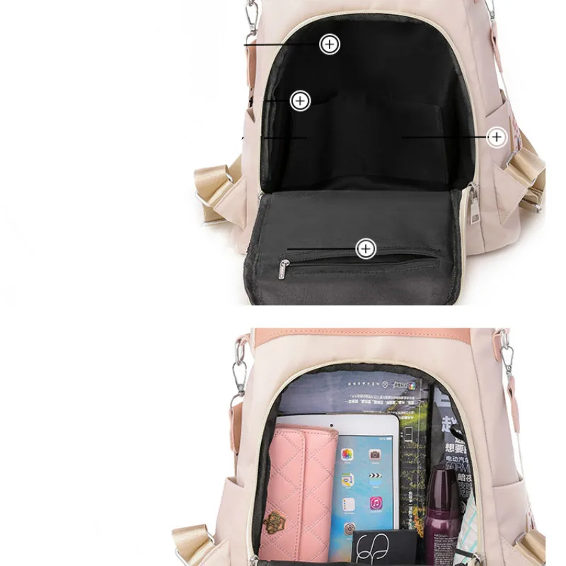 Повседневный Водонепроницаемый рюкзак унисекс в британском стиле школьный