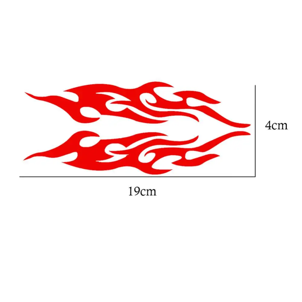 

80% Dropshipping!!1 Pair Fire Flame Car Window Body Bumper Motorcycle Laptop Decal Sticker Decor