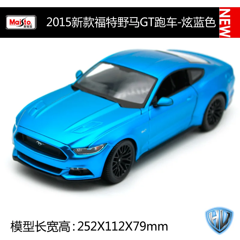31197 Maisto 1:18 Ford Mustang GT 5,0 спортивная машина литая под давлением модель автомобиля игрушка Новинка в коробке Новое поступление - Цвет: 31197