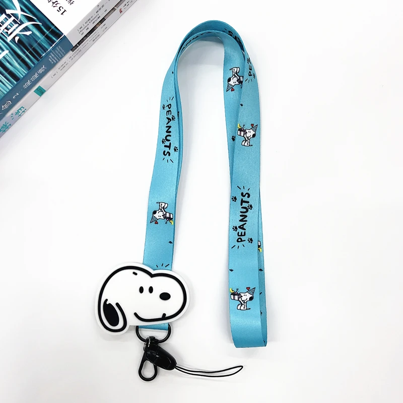 1 Милый мультяшный брелок ремешки на шею для ключей ID Card Pass Gym USB Phone lanyard DIY - Цвет: 1
