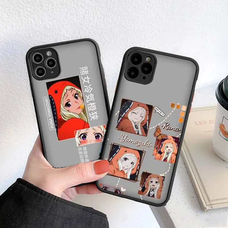 

Runa Yomozuki anime Phone Case matte transparent For iphone 7 8 11 12 plus mini x xs xr pro max cover