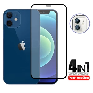 2pcs glass for iphone 13 mini full tempered glass for iphone 13 pro max iphone 12 pro 11 pro xr xs camera screen protector case free global shipping