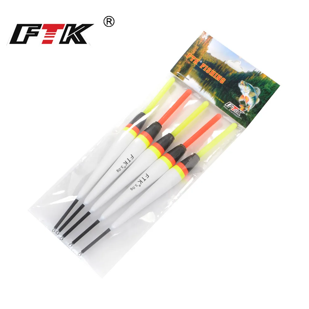 ФТК баргузинская ель светлая в темноте 5 шт./лот поплавок для рыбалки длина 15 5-17 см