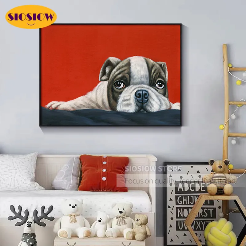 Мультфильмы 5D сделай сам алмазная живопись собака полная дрель квадратная