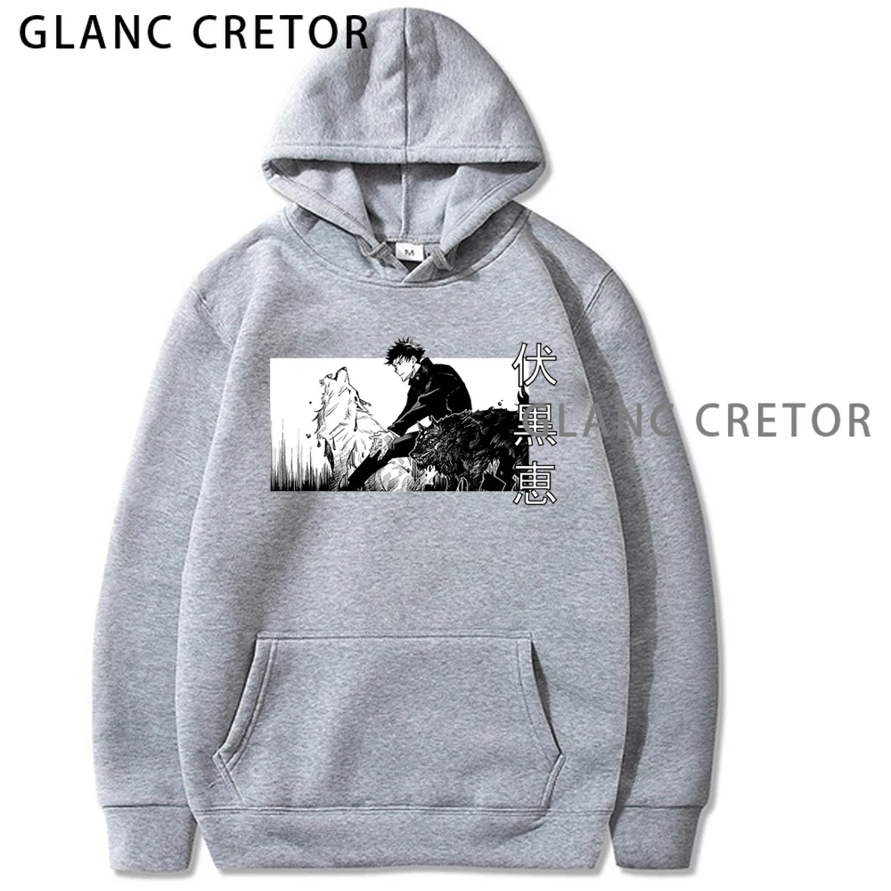 

Harajuku Jujutsu Kaisen Hoodies Men Japanese Anime Jujutsu Kaisen Streetwear Fashion Graphic Sweatshirts Unisex Tops Hoody Male