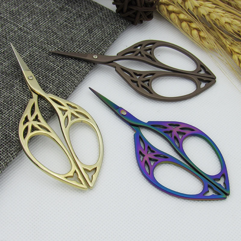 MIUSIE вышивка из нержавеющей стали в стиле ретро|Портновские ножницы| |