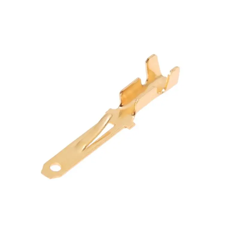 Quality 40 Pcs Gold Tone Male Spade Crimp Terminals 2mm Wiring Connectors | Обустройство дома