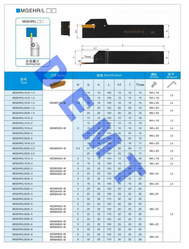 MGEHL MGEHR1010 MGEHR1212 MGEHR1616 MGEHR2020 MGEHR2525 1 5 2 3 4 6 держатель инструмента для канавок ЧПУ